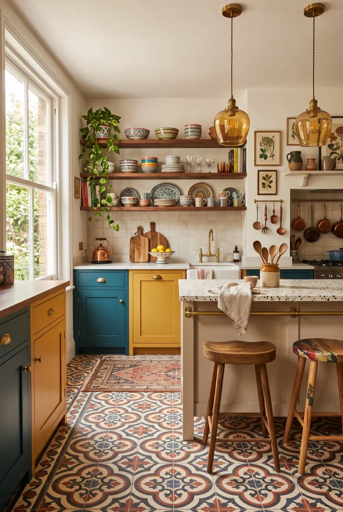 Eclectic Tile Flooring