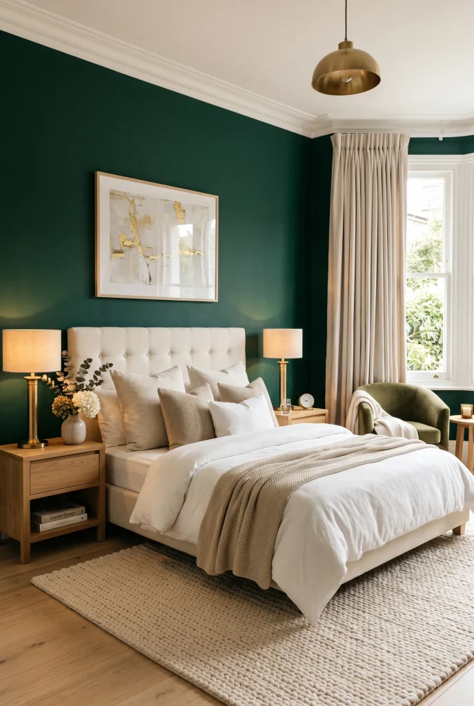 Emerald Accent Wall