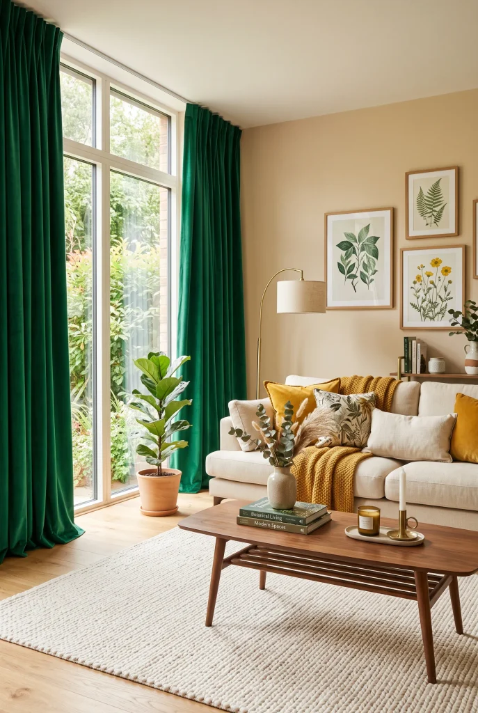 Emerald Green Curtains