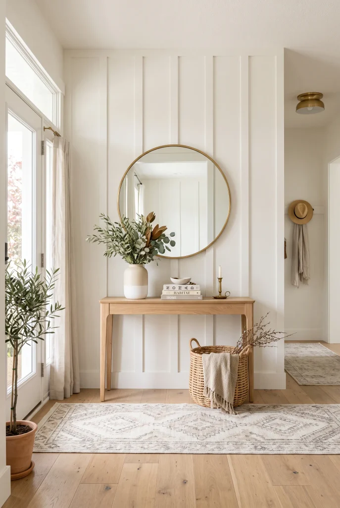Entryway Statement Wall