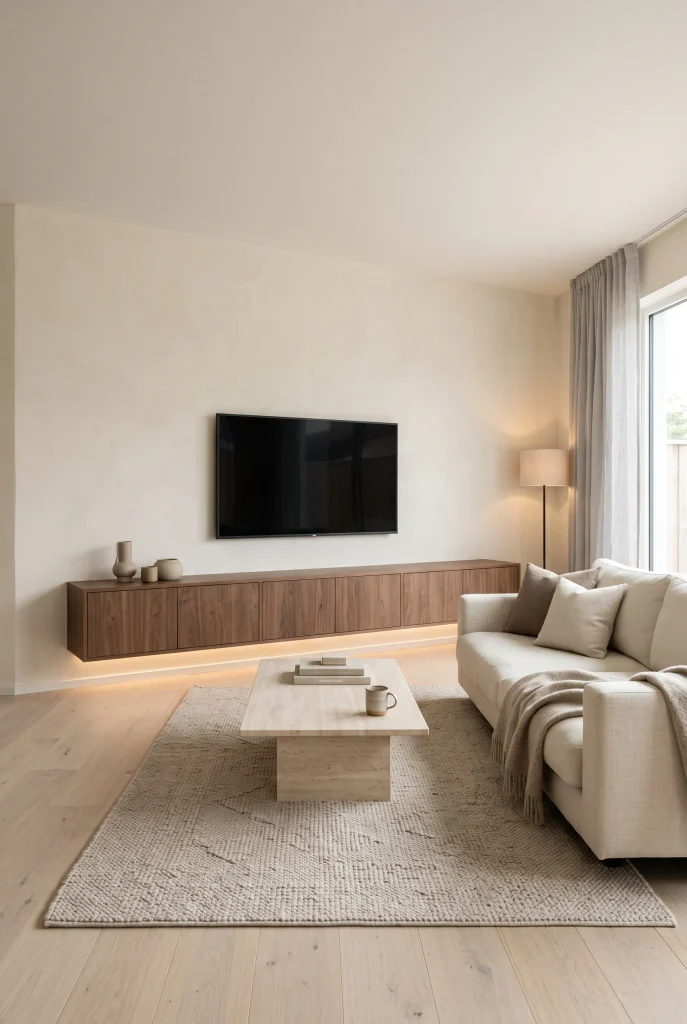 Floating Media Console