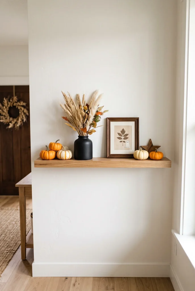 Floating Pumpkin Shelf