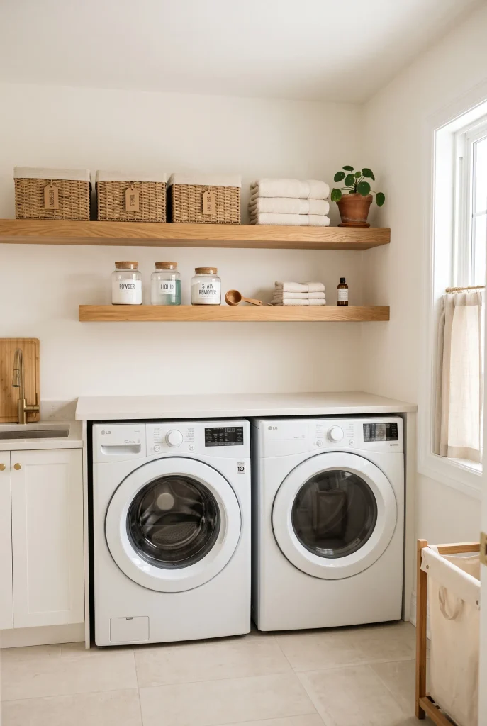 Floating Storage Shelves