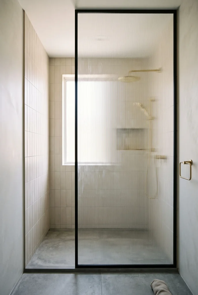 Fluted Glass Partitions