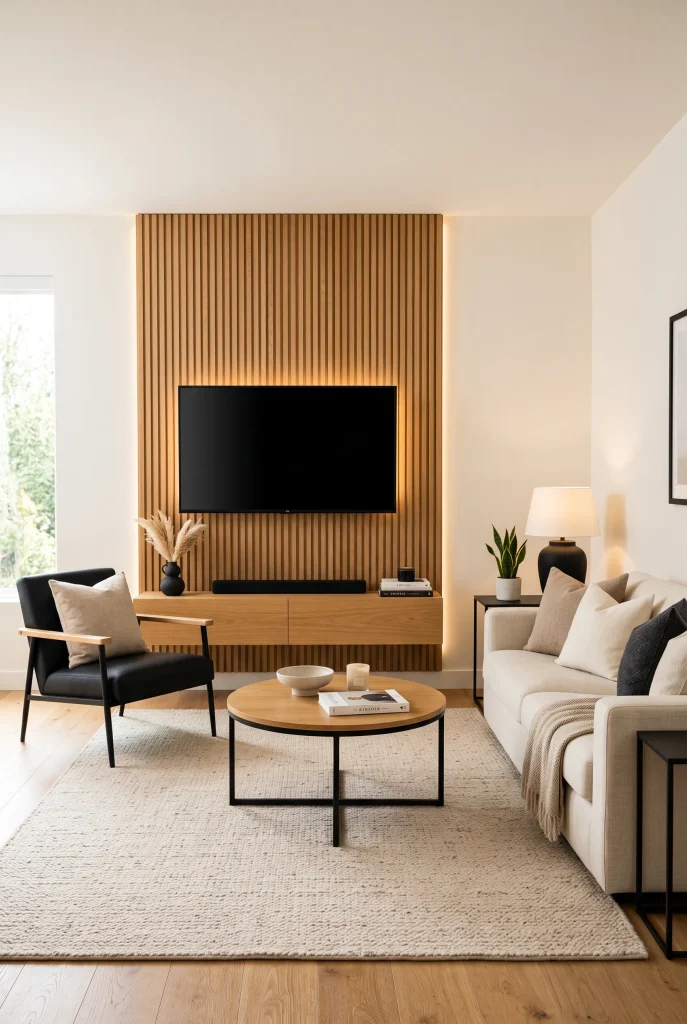 Fluted Wood Paneling