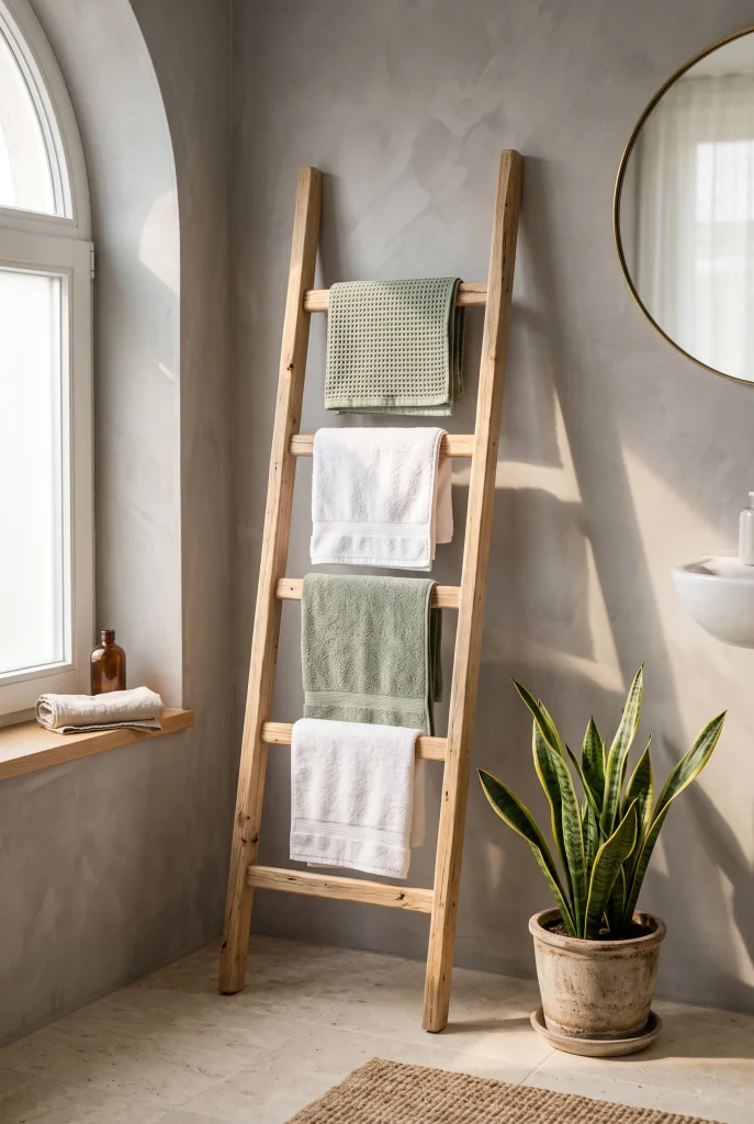Freestanding Towel Ladder