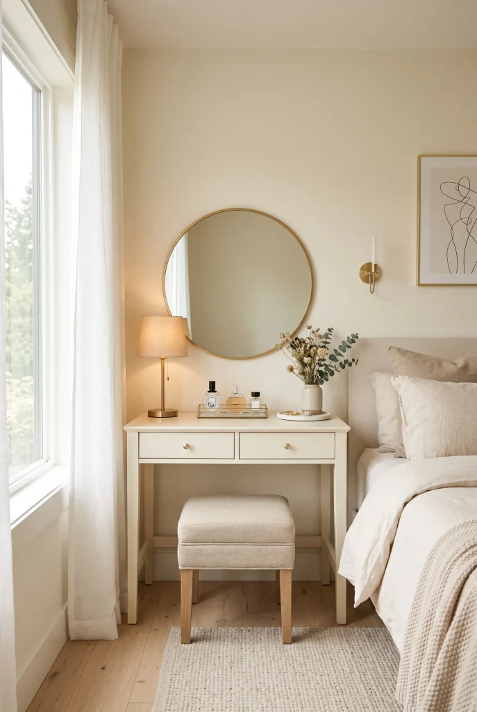 Gold Accent Vanity
