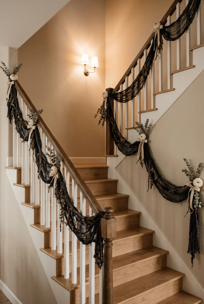 Halloween Staircase Garland