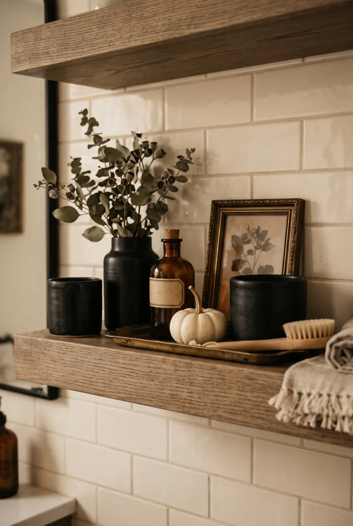 Haunted Bathroom Shelf
