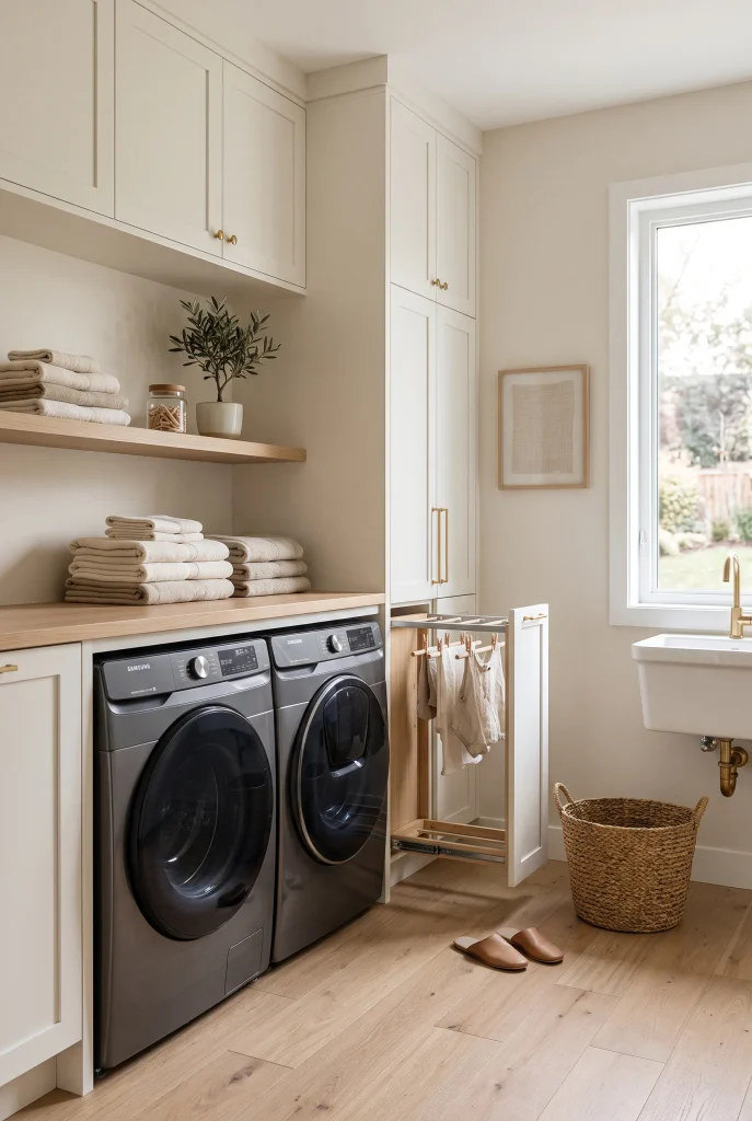 Integrated Drying Rack