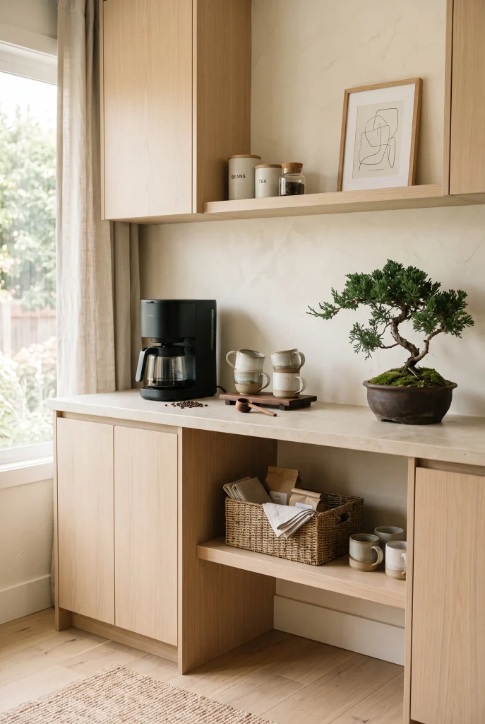 Japandi Coffee Nook