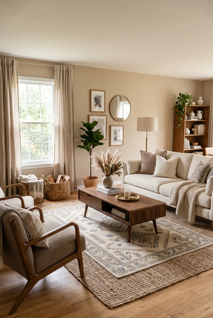 Layered Area Rugs