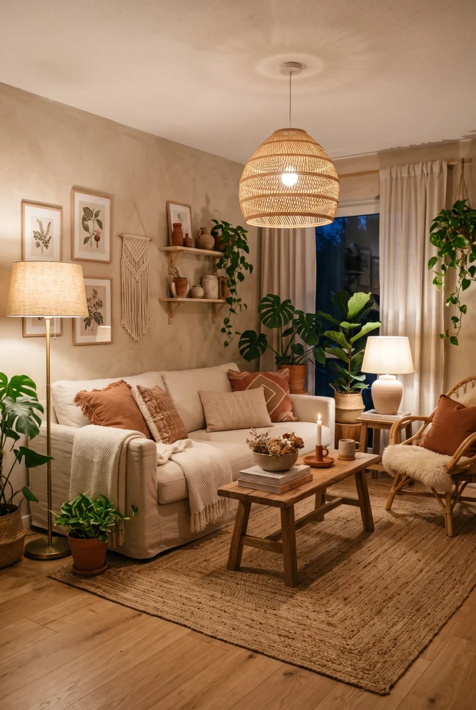 Layered Boho Lighting