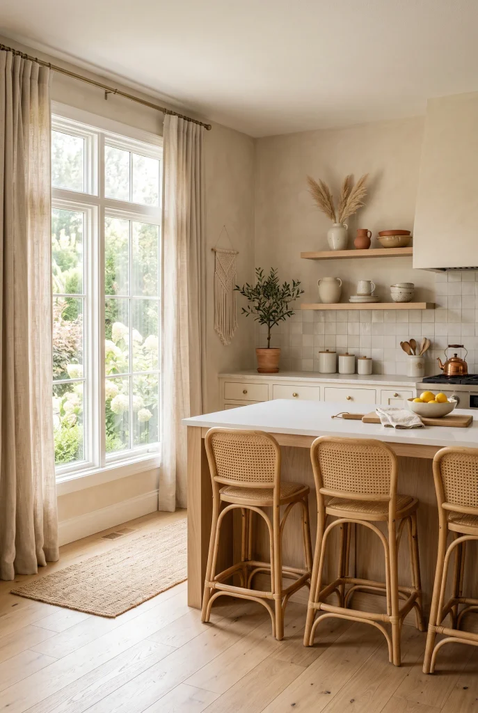 Layered Linen Curtains