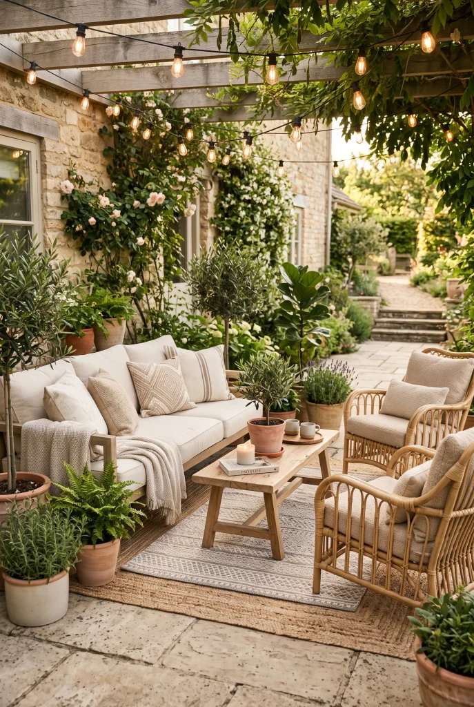 Layered Lounge Seating