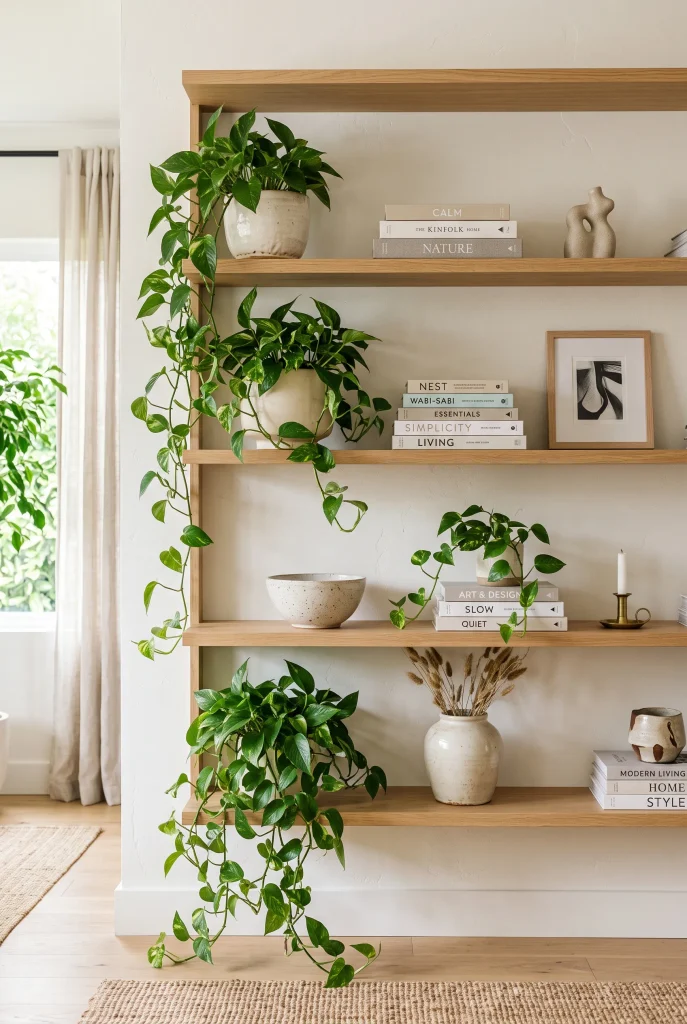 Layered Shelf Plants