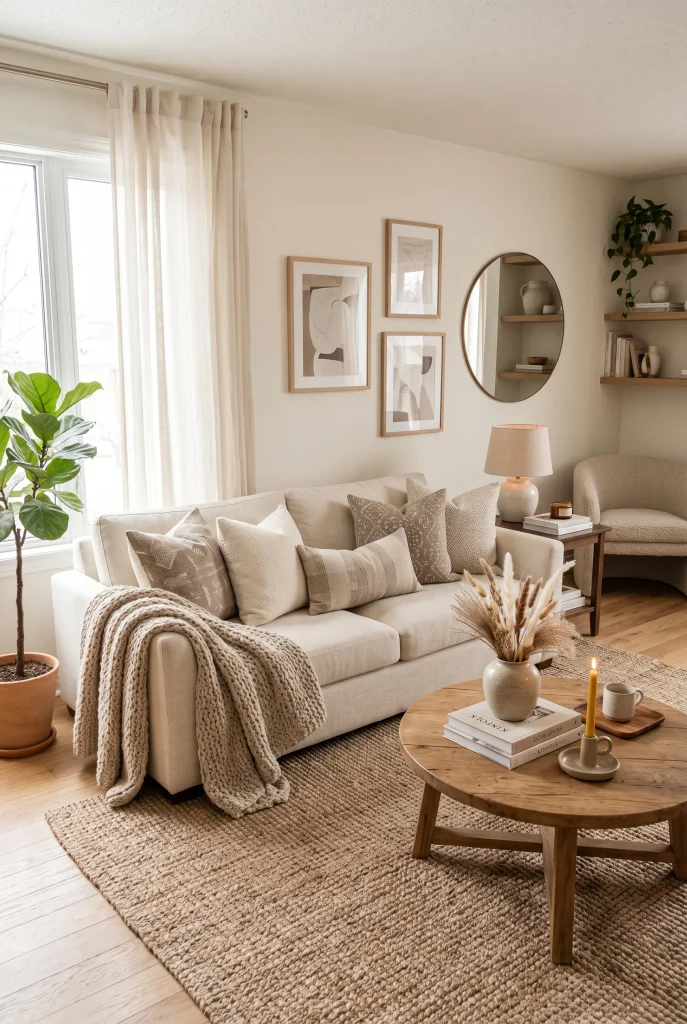 Layered Throw Pillows