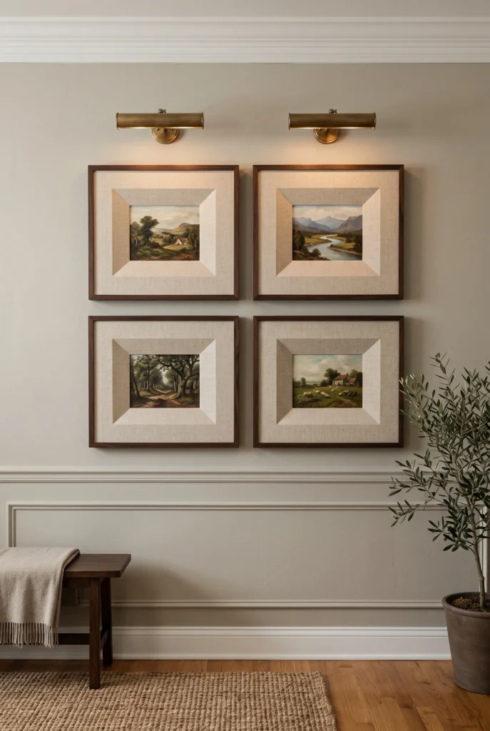 Linen Mat Gallery Framing