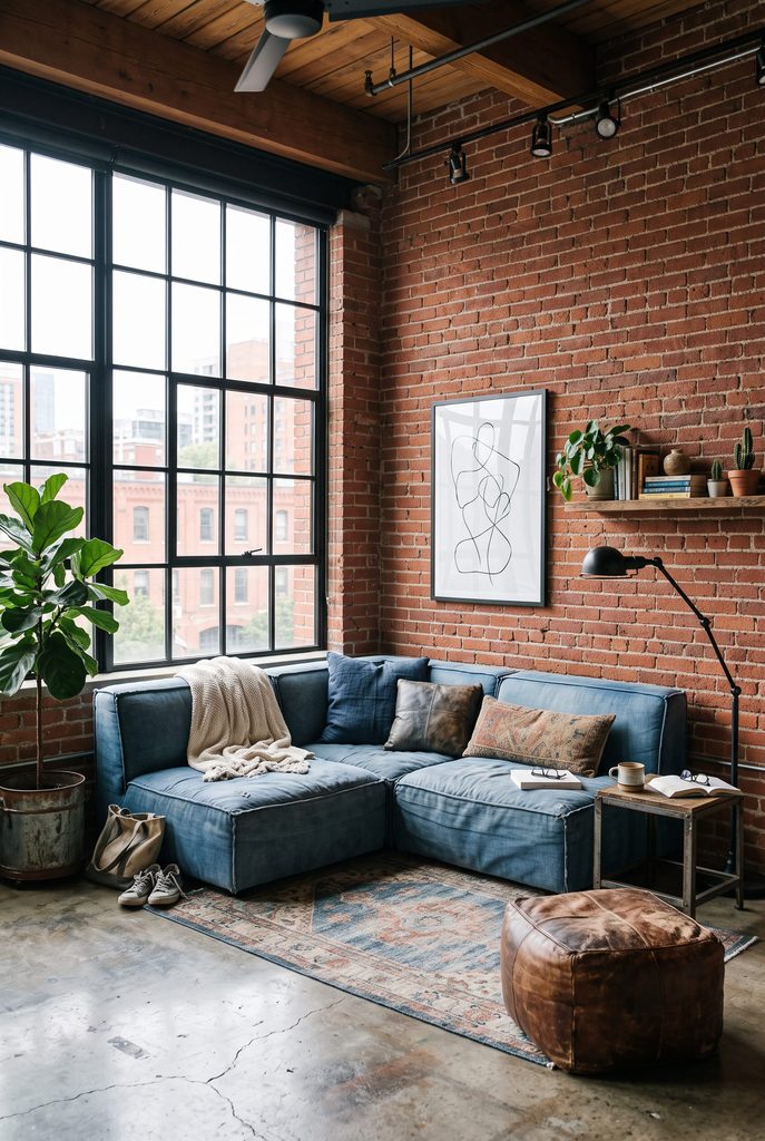 Low-Slung Denim Blue Modular