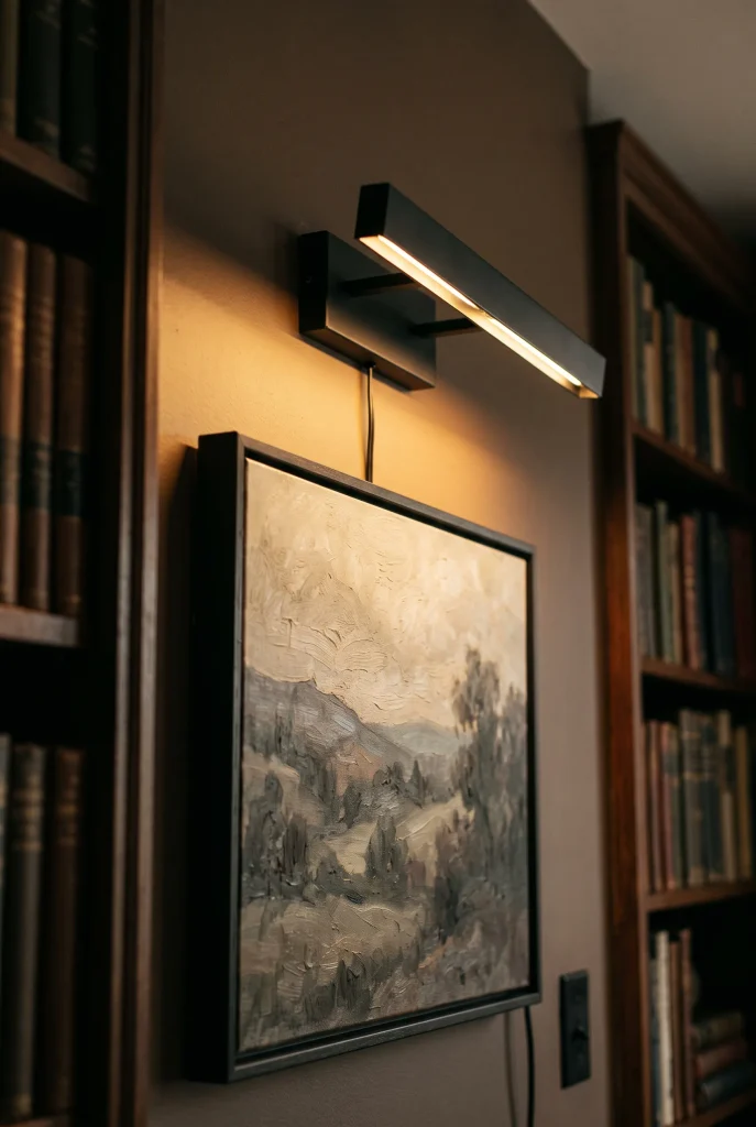 Matte Black Picture Lights