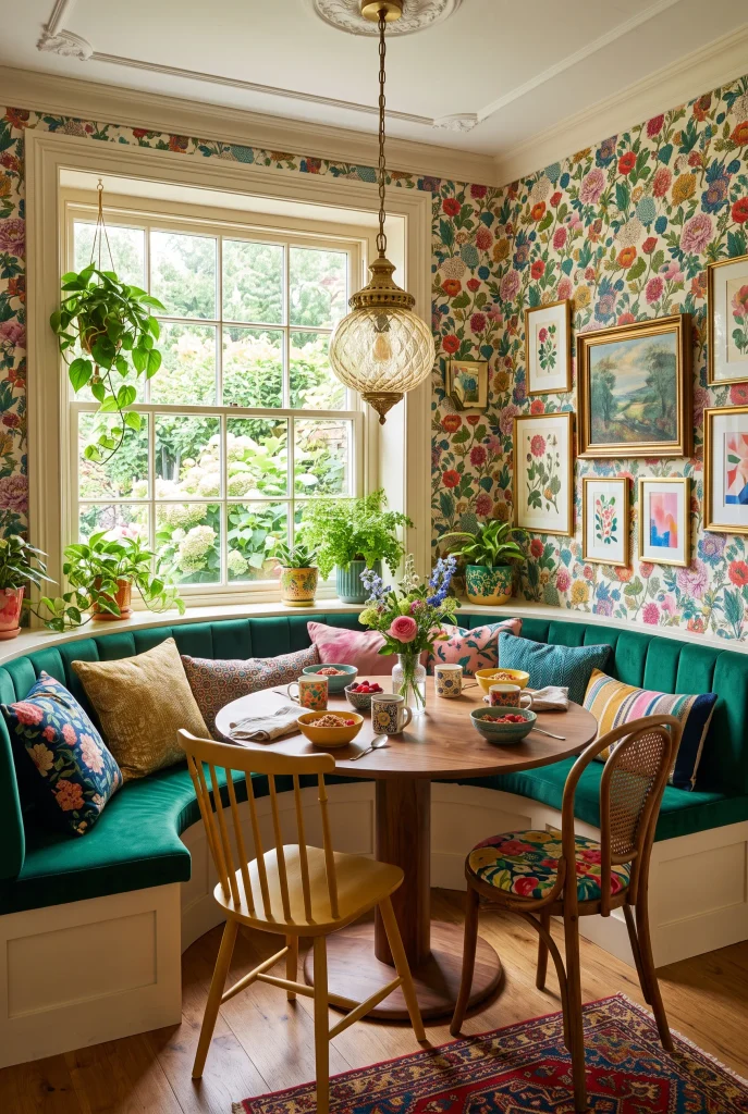 Maximalist Breakfast Nook