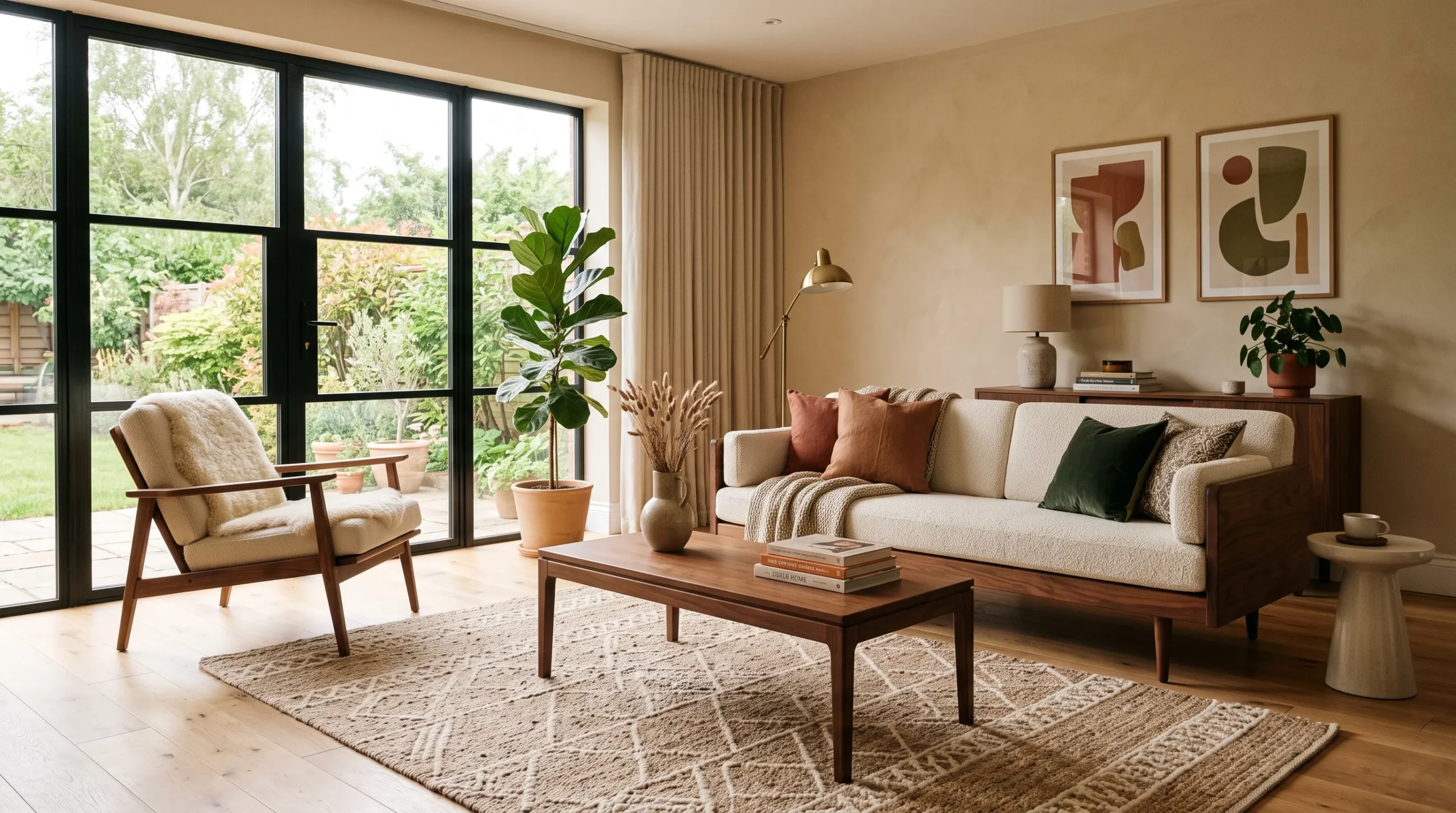 Mid century modern living room ideas