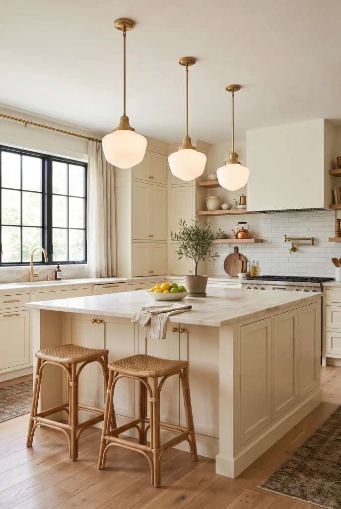 Milk Glass Pendants