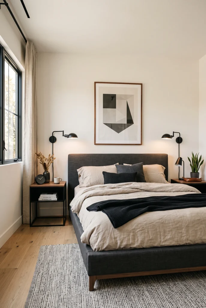 Minimal Black Nightstands