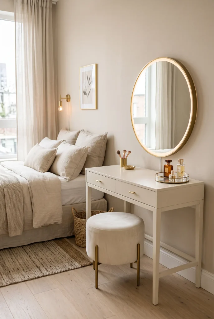 Minimal Glam Vanity