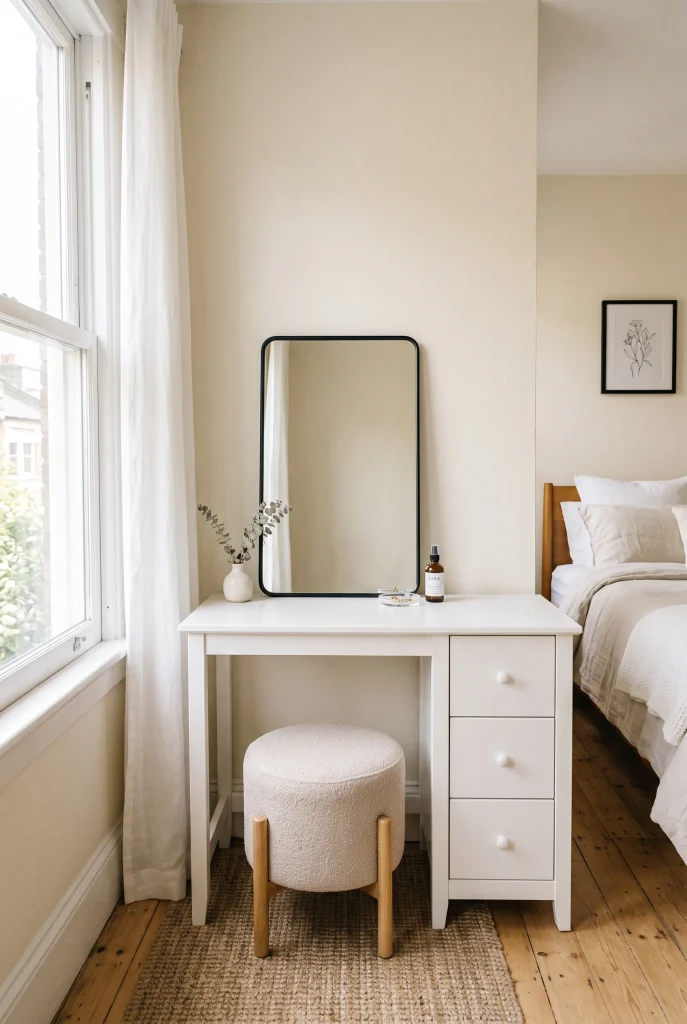 Minimal White Vanity