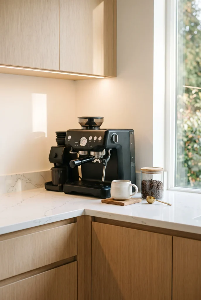 Minimalist Coffee Counter