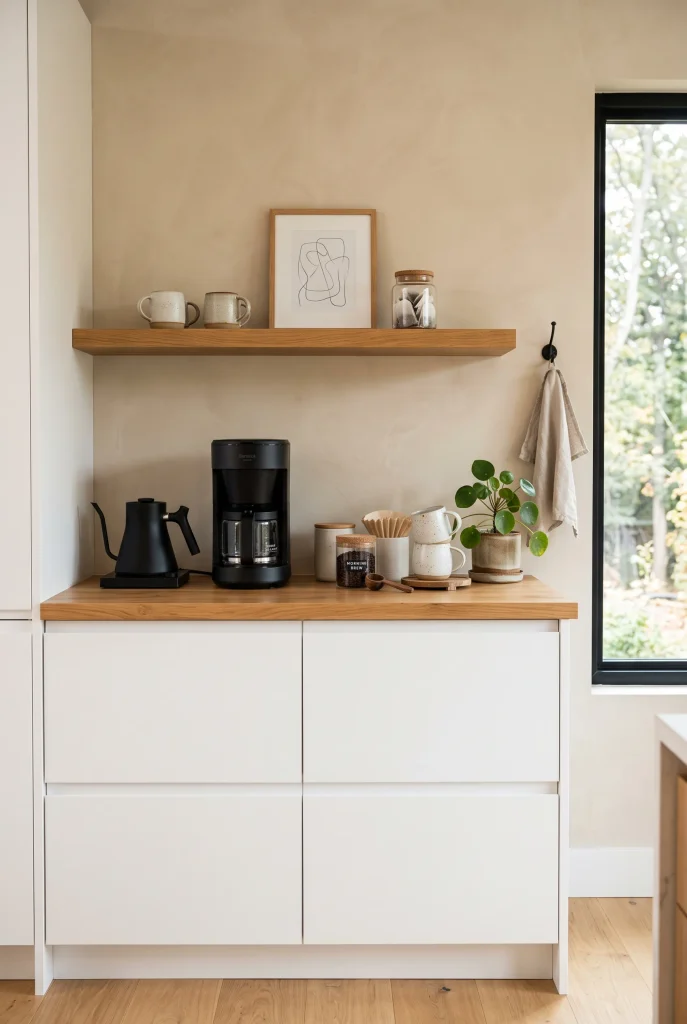 Minimalist Coffee Station