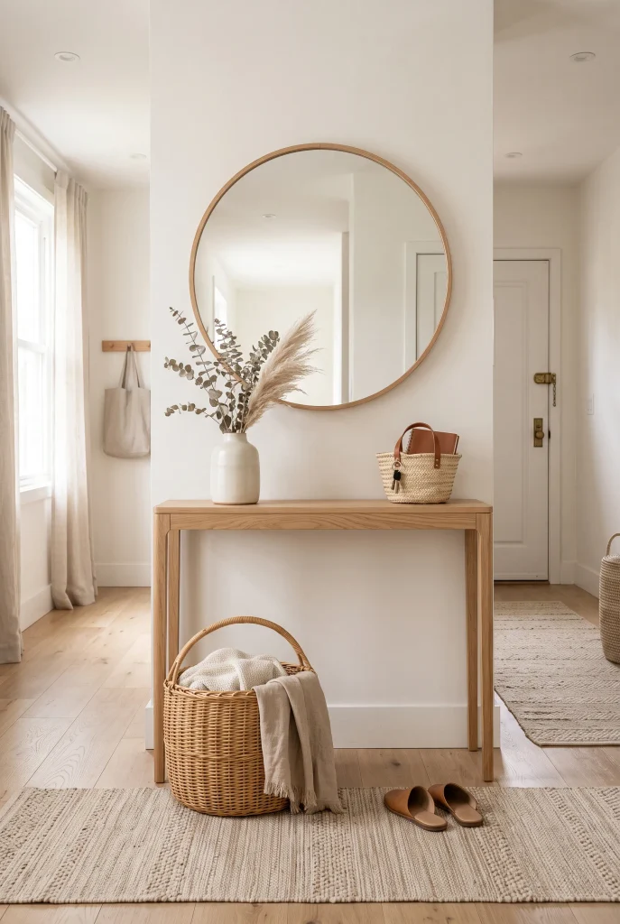 Minimalist Entryway Console