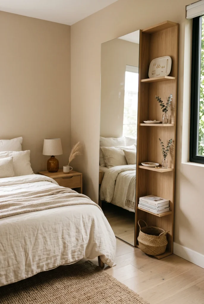 Mirror With Shelves