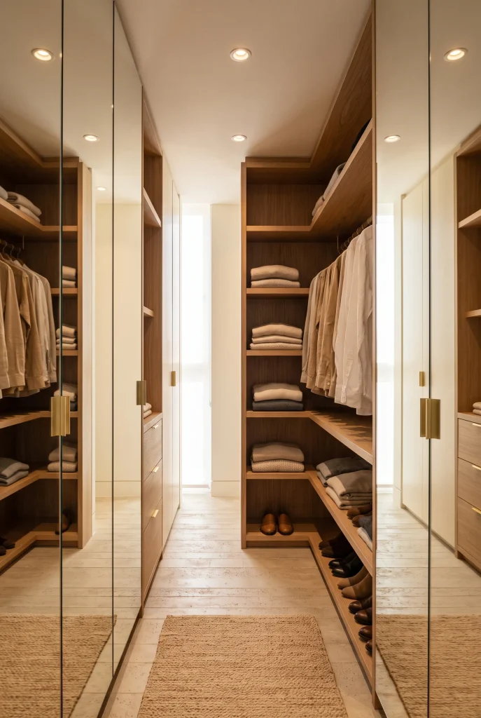 Mirrored Cabinet Doors