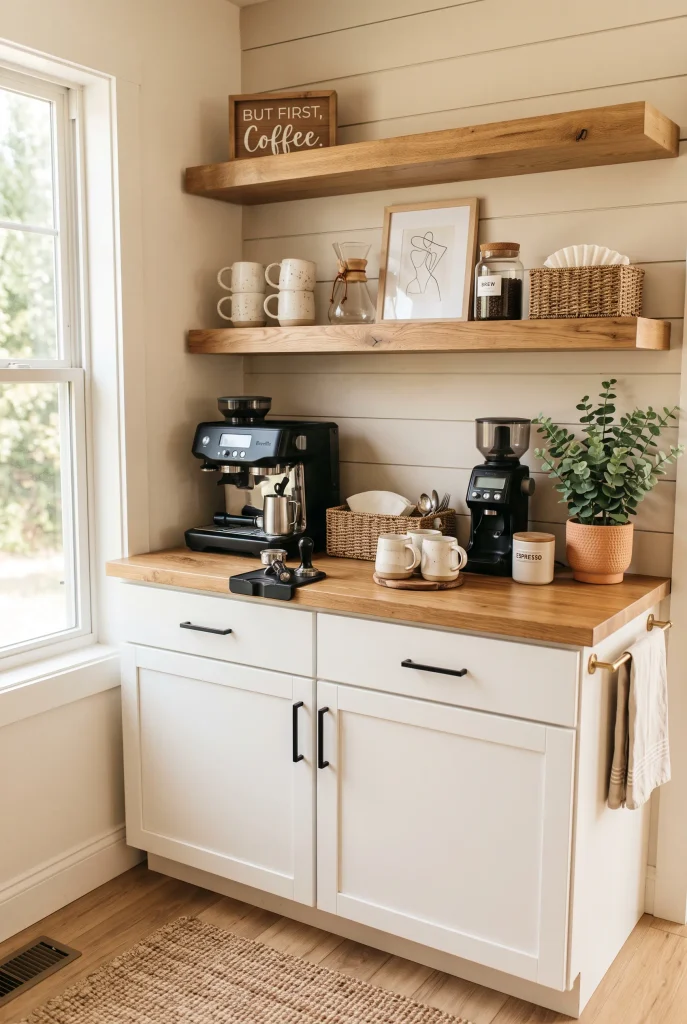 Modern Farmhouse Coffee Bar