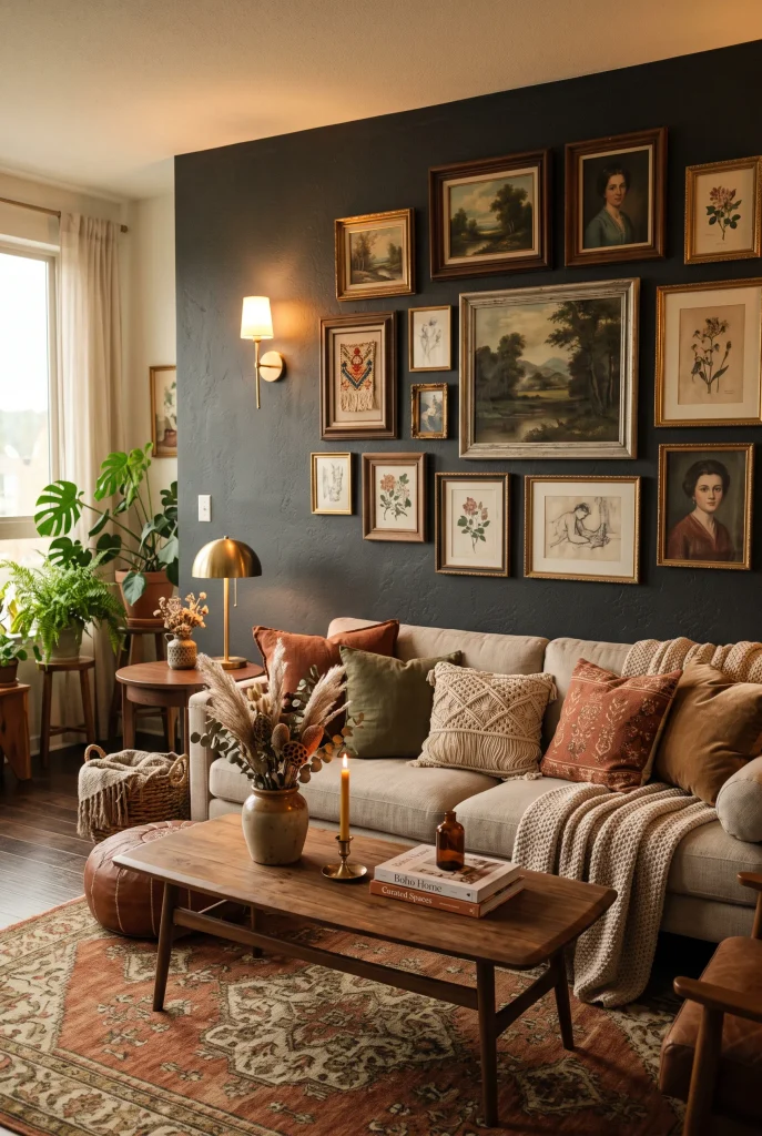Moody Gallery Wall