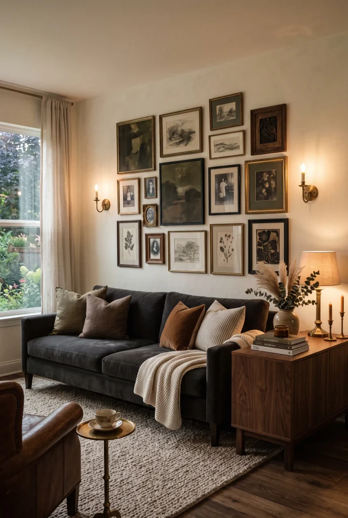 Moody Gallery Wall