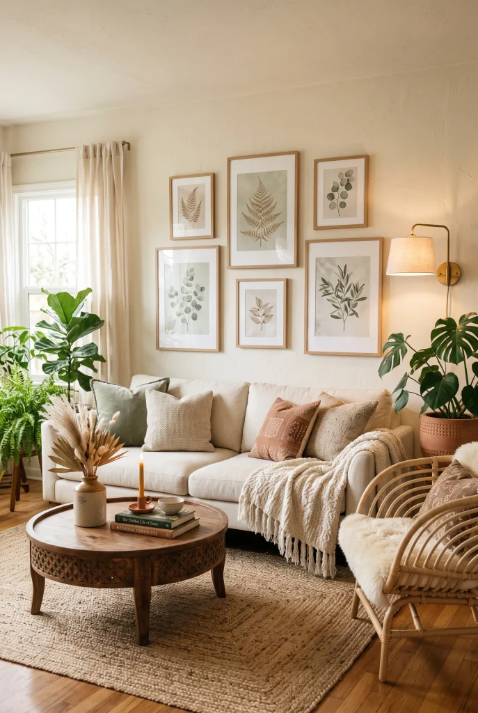 Muted Botanical Artwork