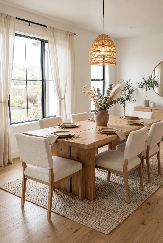 Natural Wood Table