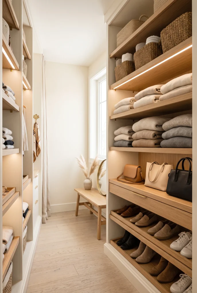 Open Display Shelves