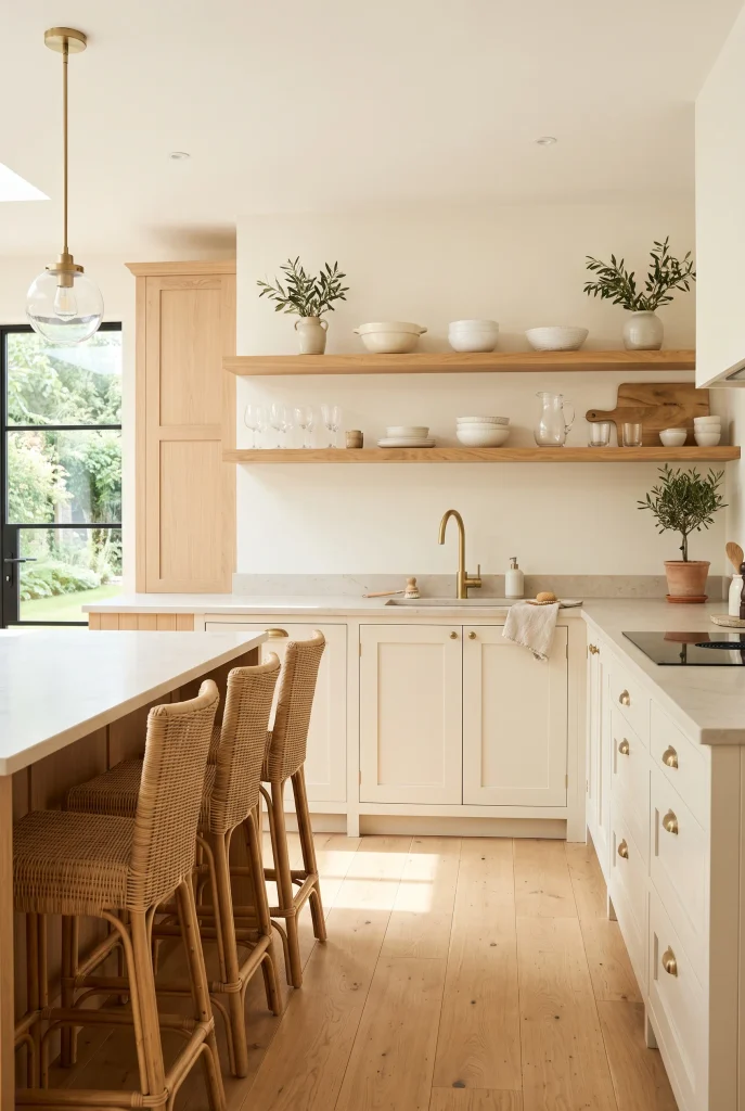 Open Wood Shelving