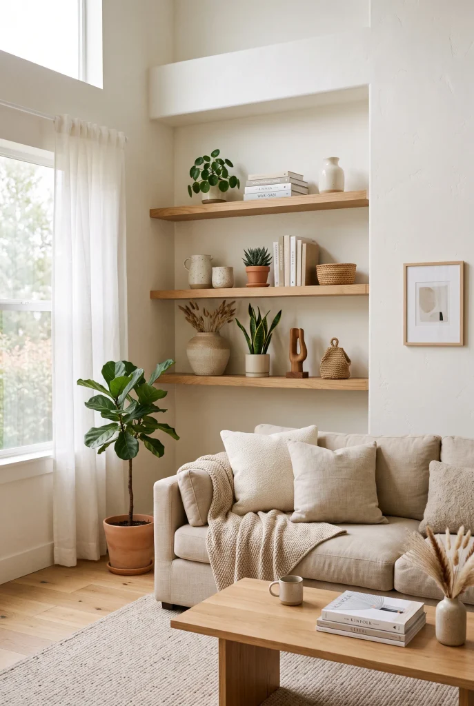 Organic Wood Shelving