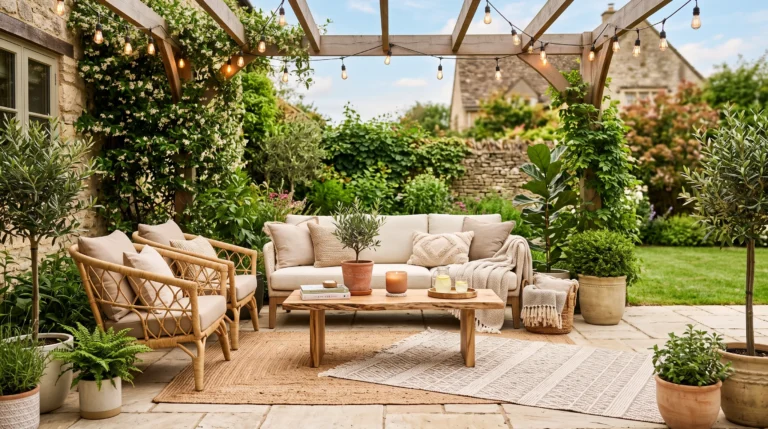 Outdoor patio design