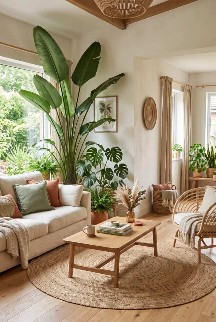 Oversized Tropical Plants
