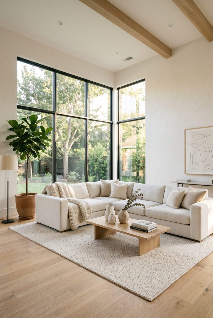 Oversized White Linen Cloud