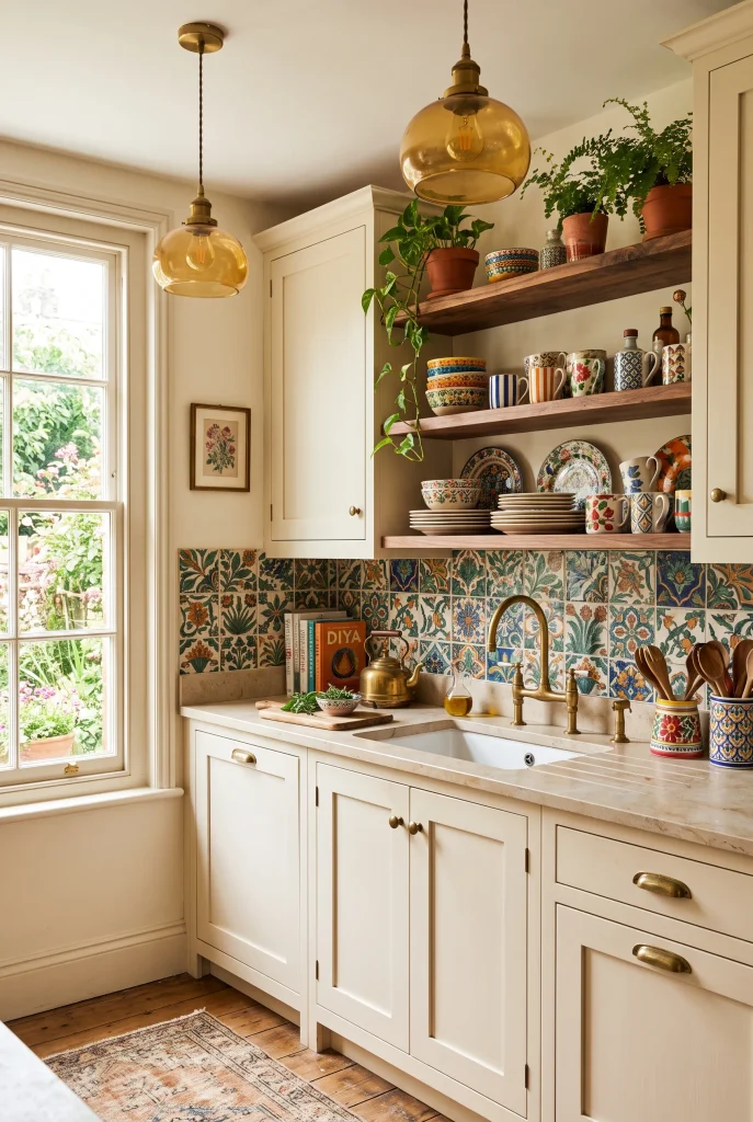Patterned Backsplash
