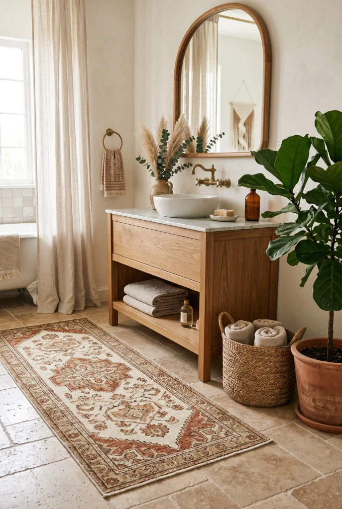 Patterned Boho Rug