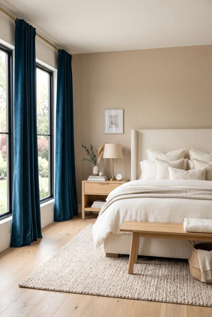 Peacock Blue Curtains