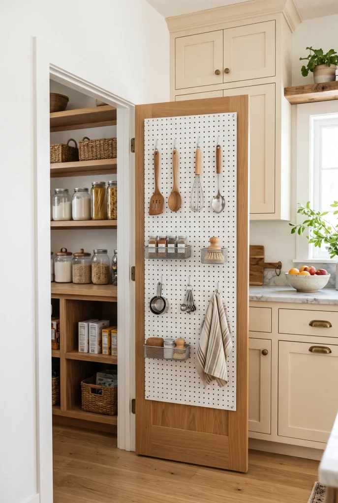 Pegboard Door Panel